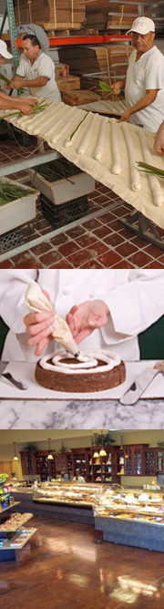 inside the bakery
